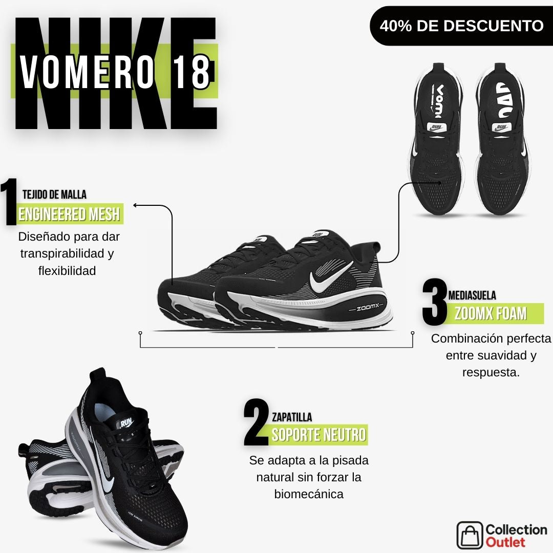 𝐍𝐥𝐊𝐄 𝐕𝐎𝐌𝐄𝐑𝐎 𝟏𝟖® + OBSEQUIO UN PAR DE MEDIAS 𝐍𝐥𝐊𝐄