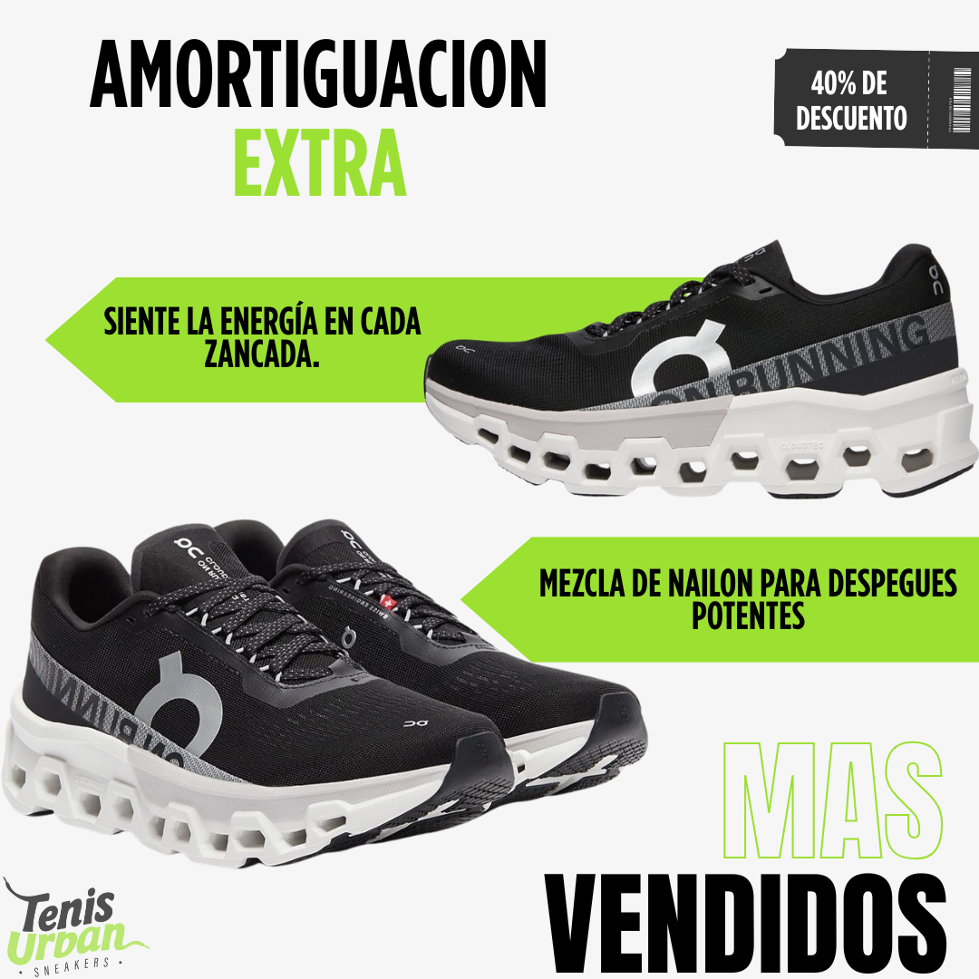 ON CLOUDMONSTER + OBSEQUIO UN PAR DE MEDIAS NIKE®